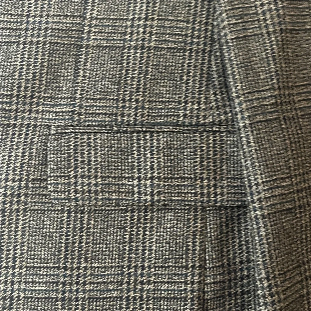 Mens Chereskin Lambswool Sport Coat Blazer Jacket Checked Brown 42 R